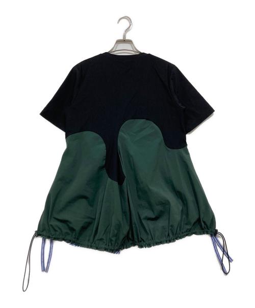 UN3D.（アンスリード）UN3D. (アンスリード) WAVE LINE T-SH/ウェーブラインティーシャツ ブラック サイズ:38の古着・服飾アイテム