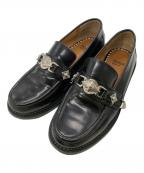 TOGA PULLAトーガ プルラ）の古着「メタルローファー」｜ブラック