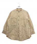 Ameriアメリ）の古着「BRIGHT OVER SHIRT」｜ベージュ