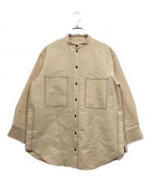 Ameri（アメリ）の古着「BRIGHT OVER SHIRT」｜ベージュ