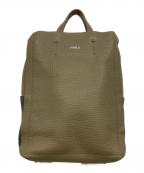 FURLAフルラ）の古着「レザーバックパック」｜ブラウン