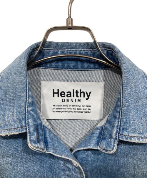 Healthy DENIM（ヘルシーデニム）Healthy DENIM (ヘルシーデニム) Almondスーパービッグデニムシャツ ブルー サイズ:1の古着・服飾アイテム