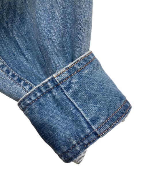 Healthy DENIM（ヘルシーデニム）Healthy DENIM (ヘルシーデニム) Almondスーパービッグデニムシャツ ブルー サイズ:1の古着・服飾アイテム