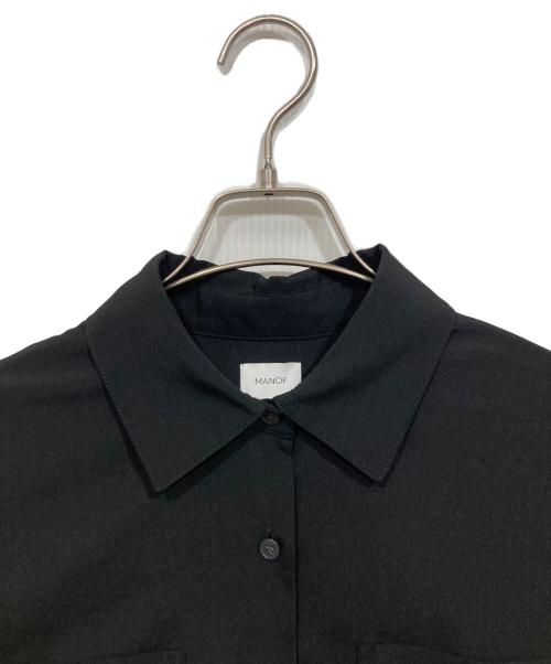 MANOF（マノフ）MANOF (マノフ) BACK LAYER SHIRT ブラック サイズ:Fの古着・服飾アイテム