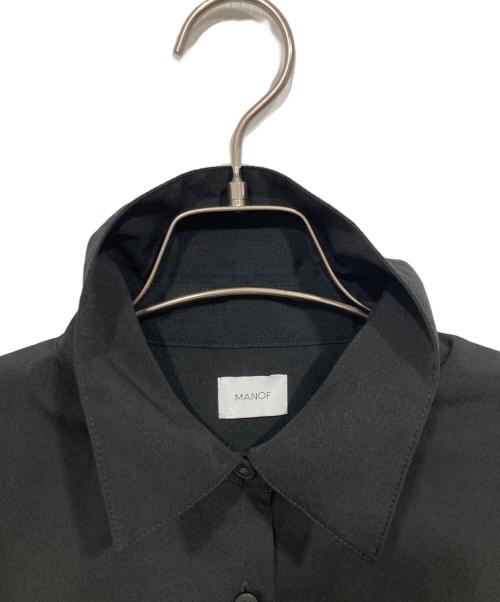 MANOF（マノフ）MANOF (マノフ) BACK LAYER SHIRT ブラック サイズ:Fの古着・服飾アイテム