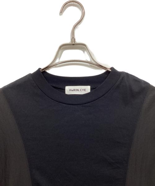 HeRIN.CYE（ヘリンドットサイ）HeRIN.CYE (ヘリンドットサイ) Trapezoid switching dress ブラック サイズ:FREEの古着・服飾アイテム