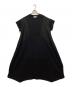 HeRIN.CYE（ヘリンドットサイ）の古着「Trapezoid switching dress」｜ブラック