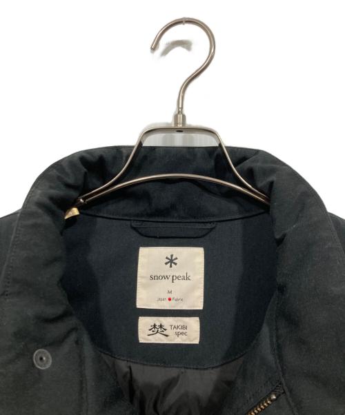 Snow peak（スノーピーク）Snow peak (スノーピーク) TAKIBI Weather Padded Jacket/タキビウェザーパデッドジャケット ブラック サイズ:Mの古着・服飾アイテム