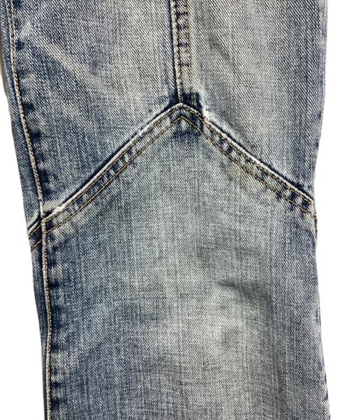 TORNADO MART（トルネードマート）TORNADO MART (トルネードマート) 切替フレアレースアップデニムパンツ インディゴ サイズ:Sの古着・服飾アイテム