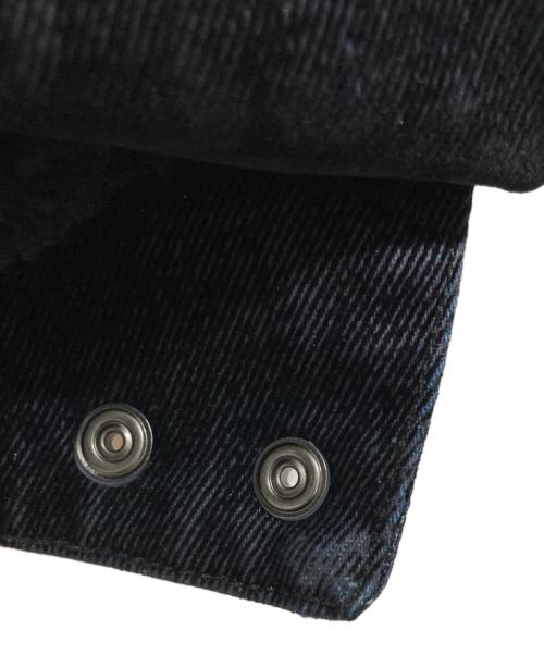 OPENING act（オープニングアクト）OPENING ACT (オープニングアクト) ベロアデニムワークジップ裏ボアジャケット ネイビー サイズ:Lの古着・服飾アイテム