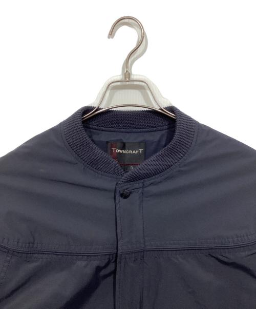 TOWN CRAFT（タウンクラフト）TOWN CRAFT (タウンクラフト) ジップアップジャケット / サーモライト ダービー ジャケット ネイビー サイズ:XLの古着・服飾アイテム