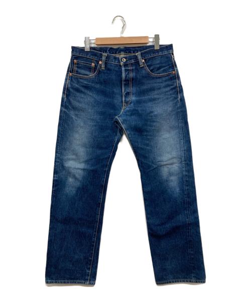 IRON HEART（アイアンハート）IRON HEART (アイアンハート) デニムパンツ ブルー サイズ:W36（91cm)の古着・服飾アイテム