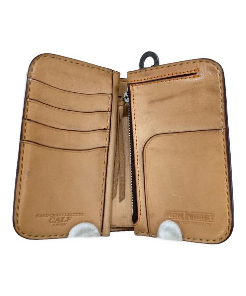 IRON HEART（アイアンハート）IRON HEART (アイアンハート) ミディアムウォレット ブラウンの古着・服飾アイテム