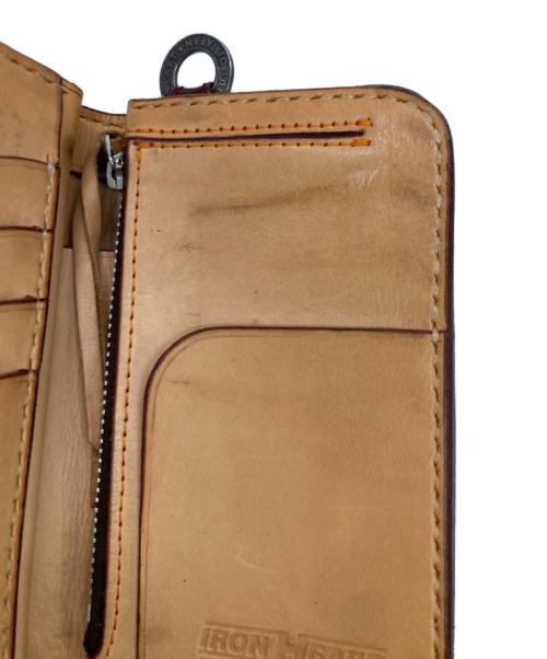 IRON HEART（アイアンハート）IRON HEART (アイアンハート) ミディアムウォレット ブラウンの古着・服飾アイテム