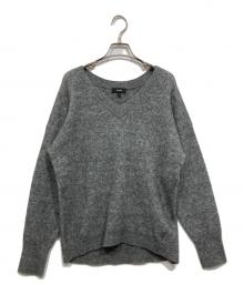 theory（セオリー）の古着「Vネックニット」｜グレー