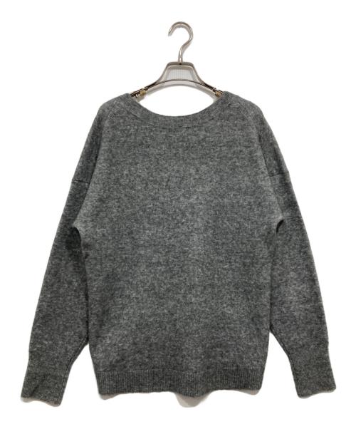 theory（セオリー）theory (セオリー) Vネックニット グレー サイズ:Sの古着・服飾アイテム