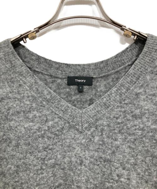 theory（セオリー）theory (セオリー) Vネックニット グレー サイズ:Sの古着・服飾アイテム