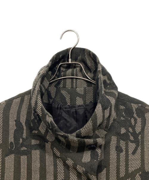 慈雨（ジウ）慈雨 (ジウ) スタンドカラーコート ブラウン サイズ:40の古着・服飾アイテム