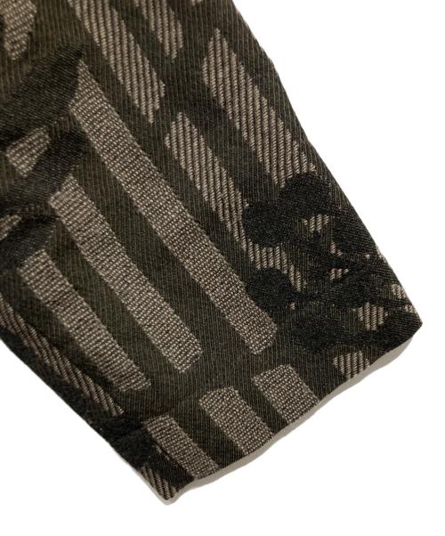 慈雨（ジウ）慈雨 (ジウ) スタンドカラーコート ブラウン サイズ:40の古着・服飾アイテム