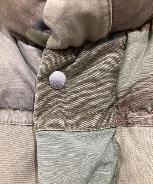 Denim & Supply Ralph Lauren（デニム＆サプライ ラルフローレン）Denim & Supply Ralph Lauren (デニム＆サプライ ラルフローレン) カモフラパチワークダウンベスト オリーブ サイズ:Mの古着・服飾アイテム