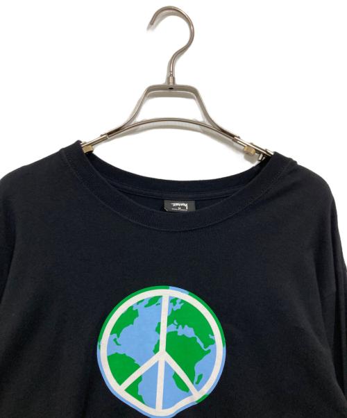 stussy（ステューシー）stussy (ステューシー) ロングスリーブカットソー ブラック サイズ:Mの古着・服飾アイテム