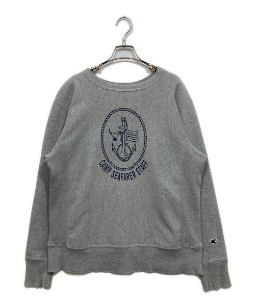 Champion REVERSE WEAVE（チャンピオン リバース ウィーブ）Champion REVERSE WEAVE (チャンピオン リバース ウィーブ) リバースウィーブスウェット グレー サイズ:Lの古着・服飾アイテム