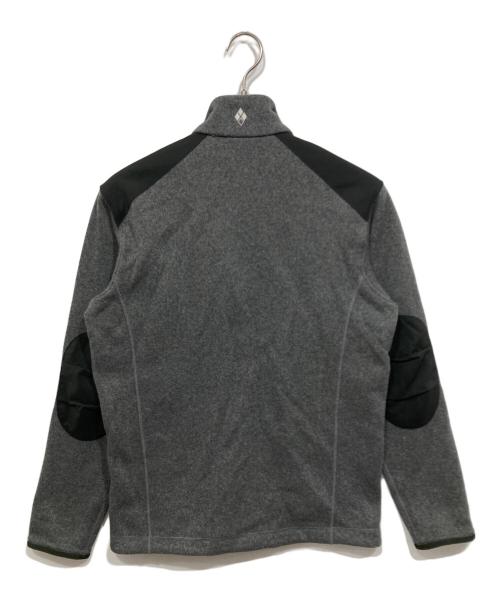 mont-bell（モンベル）mont-bell (モンベル) クリマプラス ニットジャケット グレー サイズ:Mの古着・服飾アイテム