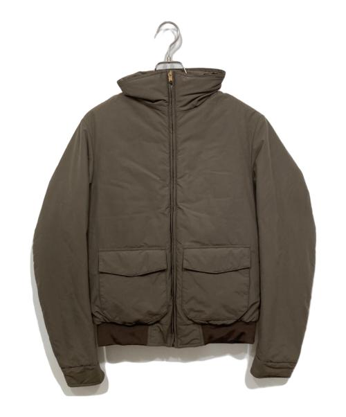 BALENCIAGA（バレンシアガ）BALENCIAGA (バレンシアガ) スタンドカラー ダウンジャケット ブラウン サイズ:46の古着・服飾アイテム