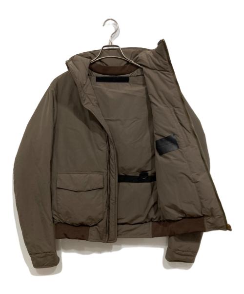 BALENCIAGA（バレンシアガ）BALENCIAGA (バレンシアガ) スタンドカラー ダウンジャケット ブラウン サイズ:46の古着・服飾アイテム