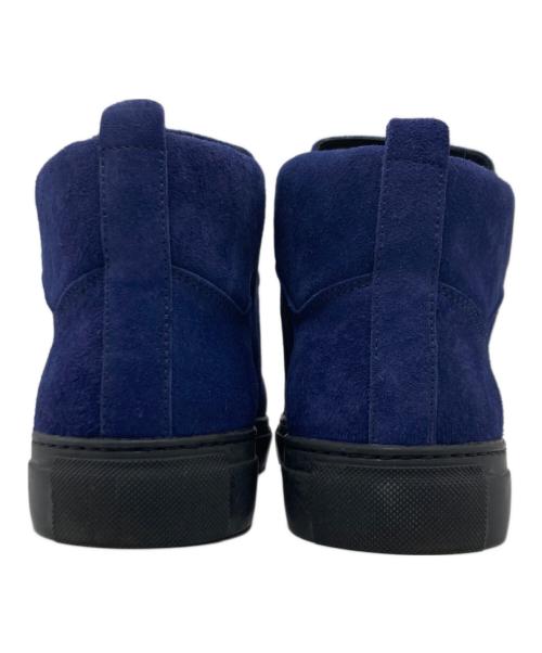 BALENCIAGA（バレンシアガ）BALENCIAGA (バレンシアガ) スウェード ミッドカットスニーカー ネイビー サイズ:41の古着・服飾アイテム