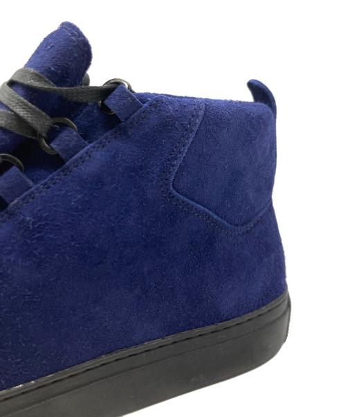 BALENCIAGA（バレンシアガ）BALENCIAGA (バレンシアガ) スウェード ミッドカットスニーカー ネイビー サイズ:41の古着・服飾アイテム