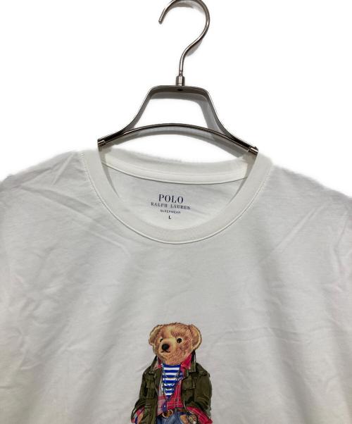 POLO RALPH LAUREN（ポロ・ラルフローレン）POLO RALPH LAUREN (ポロ・ラルフローレン) ポロベアTシャツ ホワイト サイズ:Lの古着・服飾アイテム