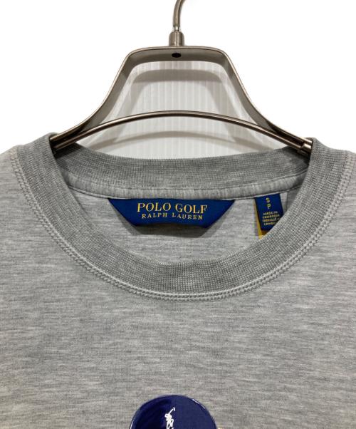 POLO GOLF（ポロ ゴルフ）POLO GOLF (ポロ ゴルフ) ポロベアプリントスウェット グレー サイズ:Sの古着・服飾アイテム