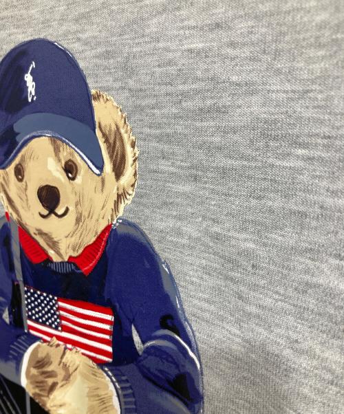 POLO GOLF（ポロ ゴルフ）POLO GOLF (ポロ ゴルフ) ポロベアプリントスウェット グレー サイズ:Sの古着・服飾アイテム
