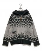 MILK FED.ミルクフェド）の古着「COWICHAN KNIT JACKET」｜グレー