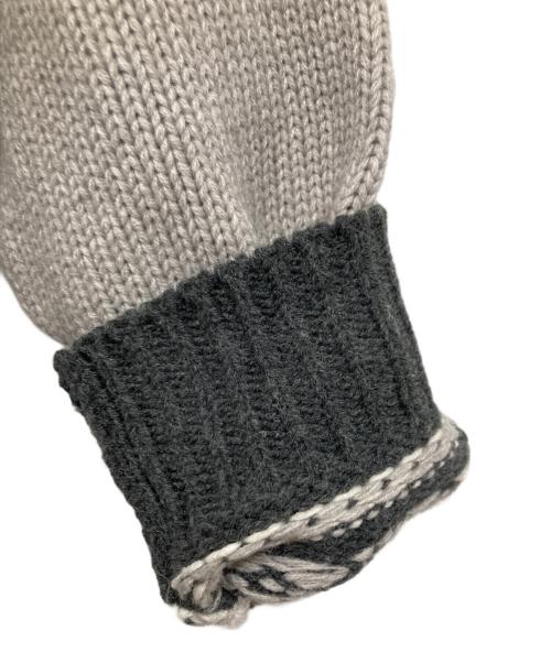 MILK FED.（ミルクフェド）MILK FED. (ミルクフェド) COWICHAN KNIT JACKET グレー サイズ:ONE SIZEの古着・服飾アイテム