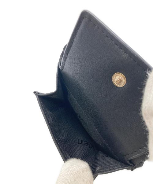 Calvin Klein（カルバンクライン）Calvin Klein (カルバンクライン) 3つ折り財布 / キーリングampトライフォールド ウォレット ブラックの古着・服飾アイテム