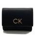 Calvin Klein (カルバンクライン) 3つ折り財布 / キーリングampトライフォールド ウォレット ブラック：7000円