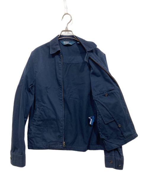 POLO RALPH LAUREN（ポロ・ラルフローレン）POLO RALPH LAUREN (ポロ・ラルフローレン) スイングトップ ネイビー サイズ:XSの古着・服飾アイテム