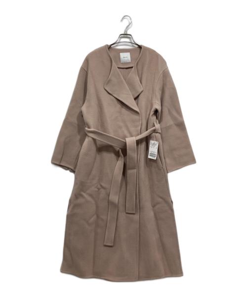 Spick and Span（スピック＆スパン）Spick and Span (スピック＆スパン) ノーカラーコート ベージュ サイズ:Freeの古着・服飾アイテム