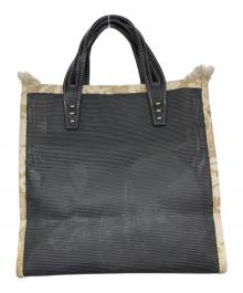 A VACATION（ア ヴァケーション）の古着「メッシュ ハンドバッグ /  BOX MESH」｜グレー