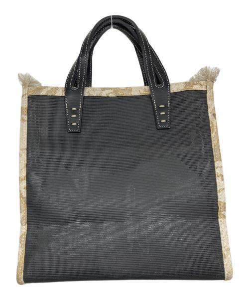 A VACATION（ア ヴァケーション）A VACATION (ア ヴァケーション) メッシュ ハンドバッグ /  BOX MESH グレーの古着・服飾アイテム