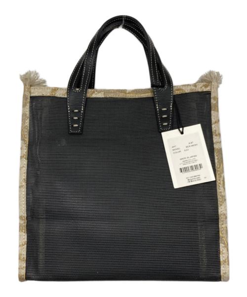 A VACATION（ア ヴァケーション）A VACATION (ア ヴァケーション) メッシュ ハンドバッグ /  BOX MESH グレーの古着・服飾アイテム