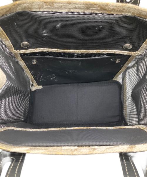 A VACATION（ア ヴァケーション）A VACATION (ア ヴァケーション) メッシュ ハンドバッグ /  BOX MESH グレーの古着・服飾アイテム