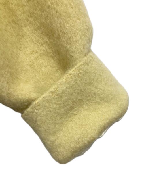 YORI（ヨリ）YORI (ヨリ) ウールモヘアシャギージャケット イエロー サイズ:Freeの古着・服飾アイテム