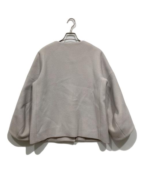 BOSCH（ボッシュ）BOSCH (ボッシュ) ノーカラーショートコート グレー サイズ:36の古着・服飾アイテム