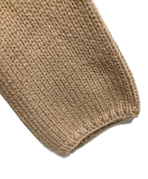 FOXEY（フォクシー）FOXEY (フォクシー) エンジェルヘアコットン ウィングカラー ロングカーディガン ブラウン サイズ:Freeの古着・服飾アイテム