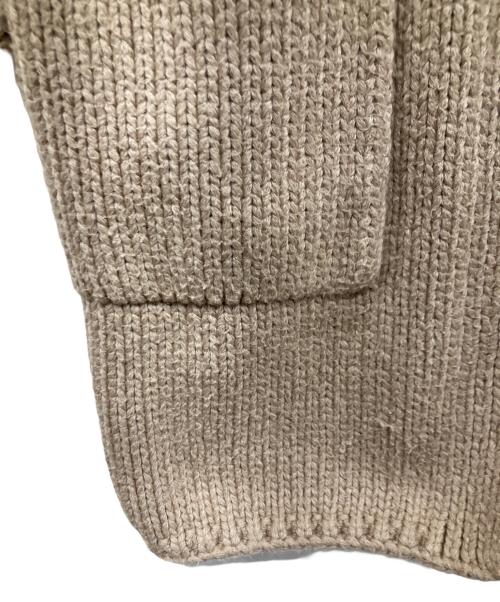 FOXEY（フォクシー）FOXEY (フォクシー) エンジェルヘアコットン ウィングカラー ロングカーディガン ブラウン サイズ:Freeの古着・服飾アイテム