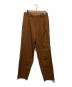 ISSEY MIYAKE（イッセイミヤケ）の古着「テーパードタックスラックス」｜ブラウン