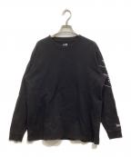 New Era×YOHJI YAMAMOTOニューエラ×ヨウジヤマモト）の古着「ロングスリーブカットソー」｜ブラック